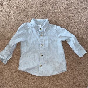 Toddler Old Navy Button Down Long Sleeve Shirt